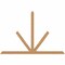 Ekena Millwork Saratoga Timber Gable Bracket, Western Red Cedar, 84"W x 56"H x 3 1/2"D x 3 1/2"F, 16/12 Pitch GBW084X56X0404SAR00SWR - alternate 1